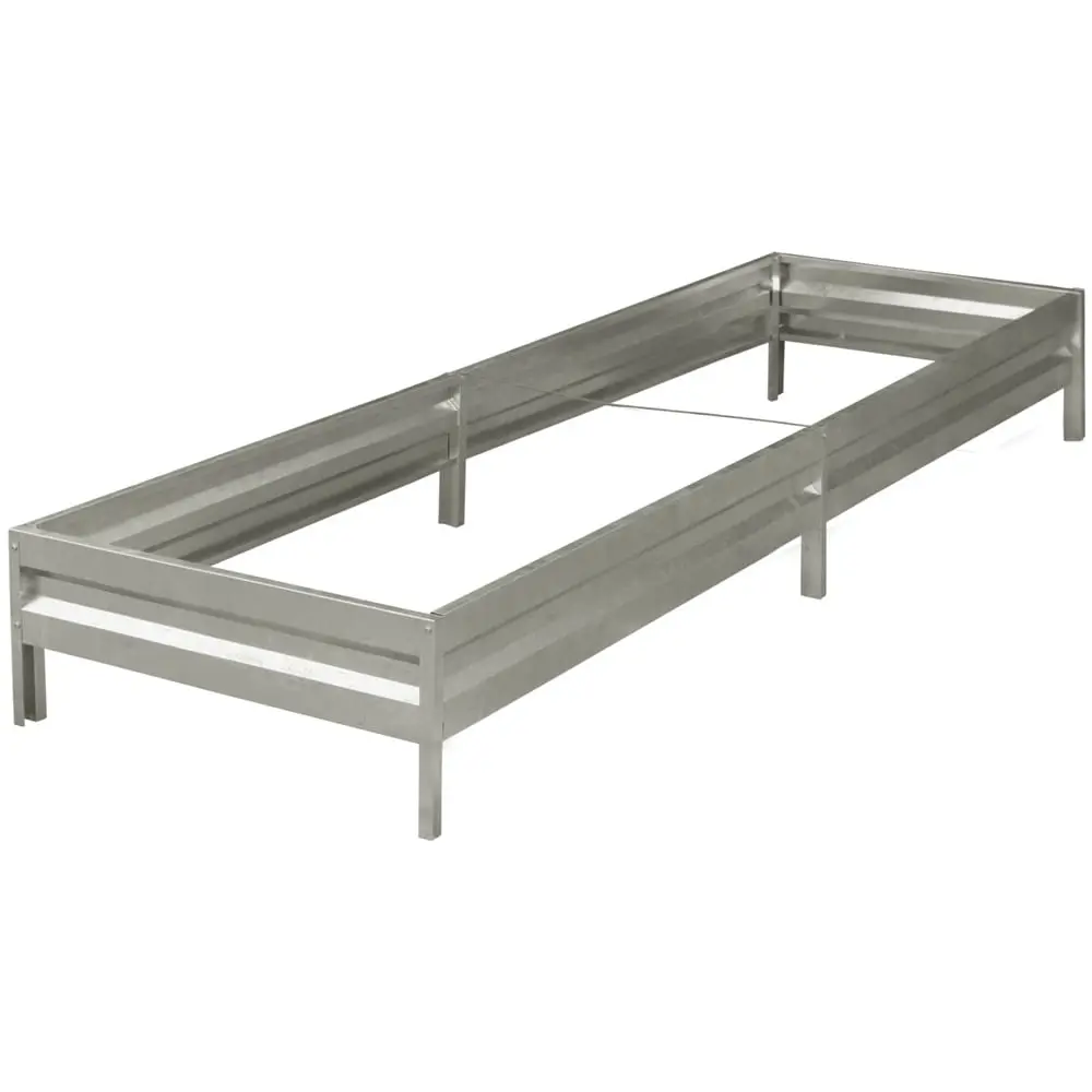 Грядка садовая 2x0.8x0.2 м сталь серый 86579649 STLM-2060908 Santreyd 