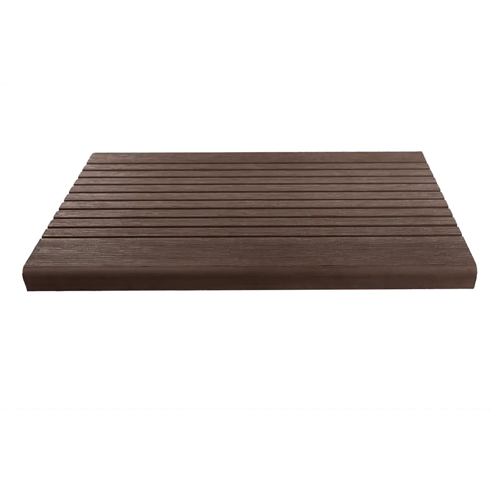 Ступень забежная 23x342x200 мм цвет темный орех UNODECK STLM-2122350 - Вид №1