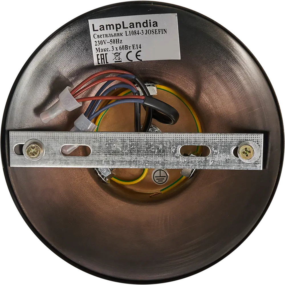 Люстра Josefin 3хЕ14х60 Вт цвет бронза LAMPLANDIA STLM-2096484 - Вид №5
