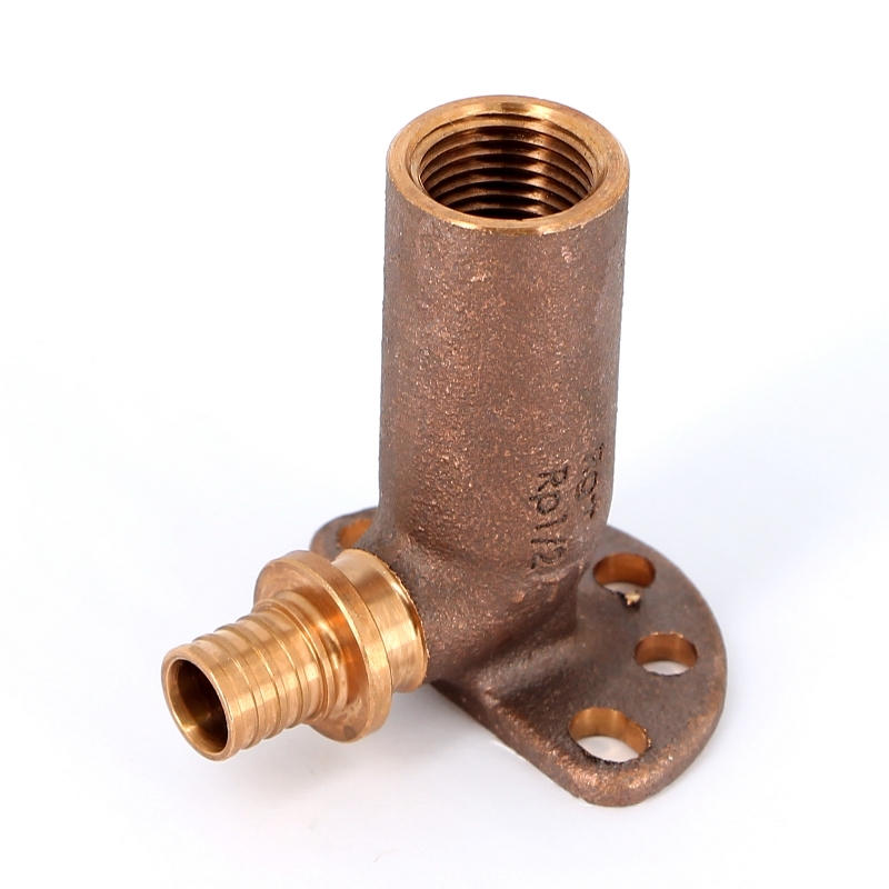 Водорозетка надвижная В латунная REHAU 16 x 1/2" h=70 мм бронза RAUTITAN 456418 - Вид №1