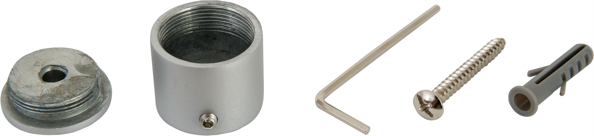 Торцевой держатель ORBIS для карнизов, серебристый металл 86016005 STLM-0066224 - Вид №2