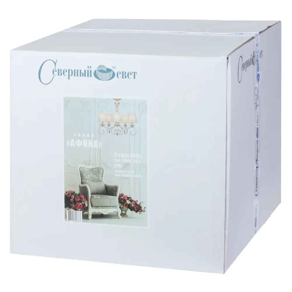 Люстра «Афина» 5хЕ14х60 Вт, цвет слоновая кость 81950462 STLM-2142428 СЕВЕРНЫЙ СВЕТ  - Вид №7