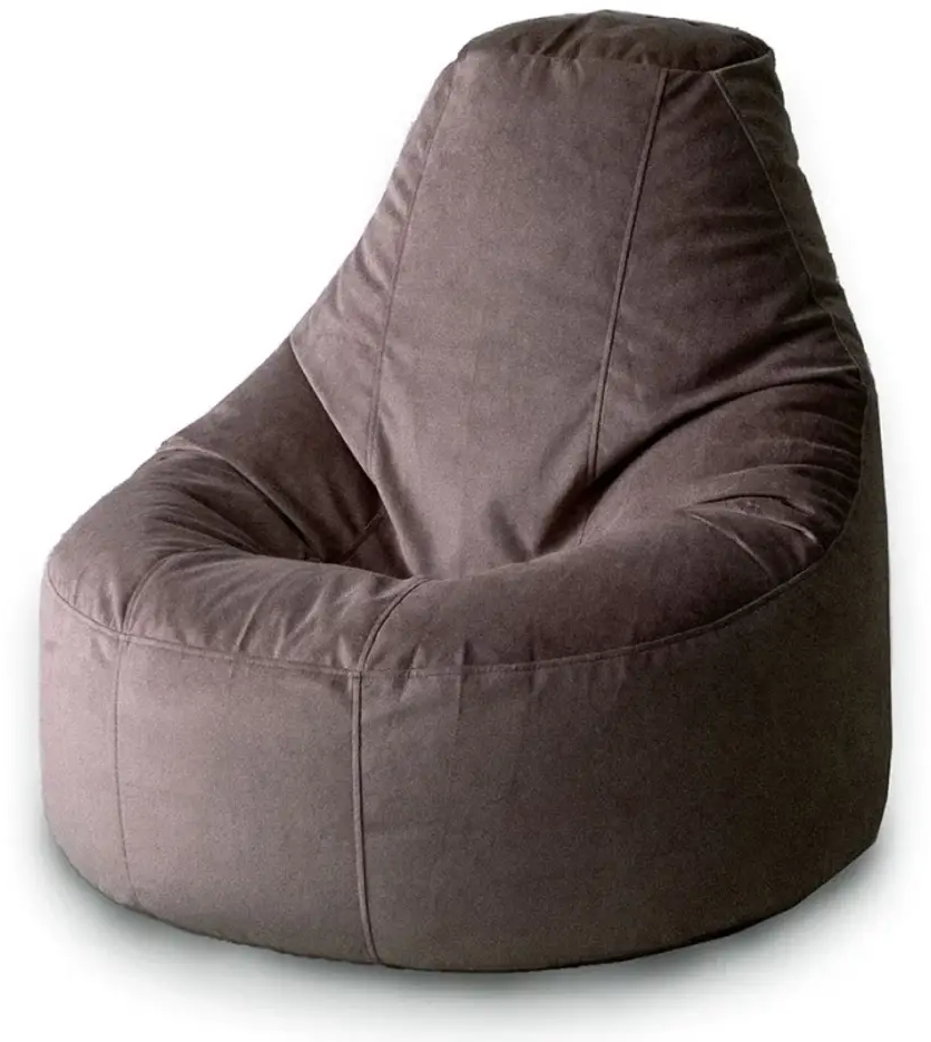 91591702 Кресло-мешок Bean Joy Люкс 90x90x90 см цвет горький шоколад STLM-0824287