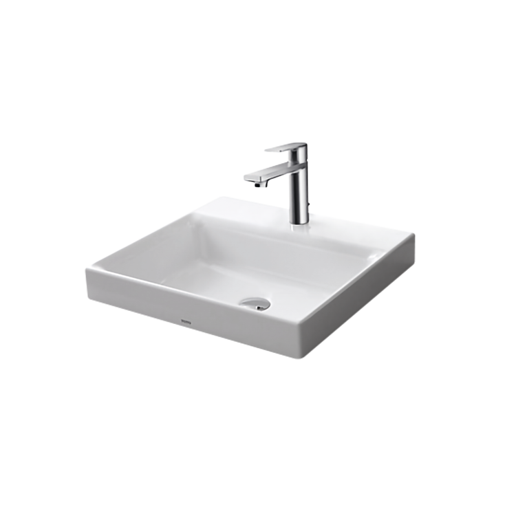 LW1615CB#XW Накладная раковина консольная прямоугольная TOTO 