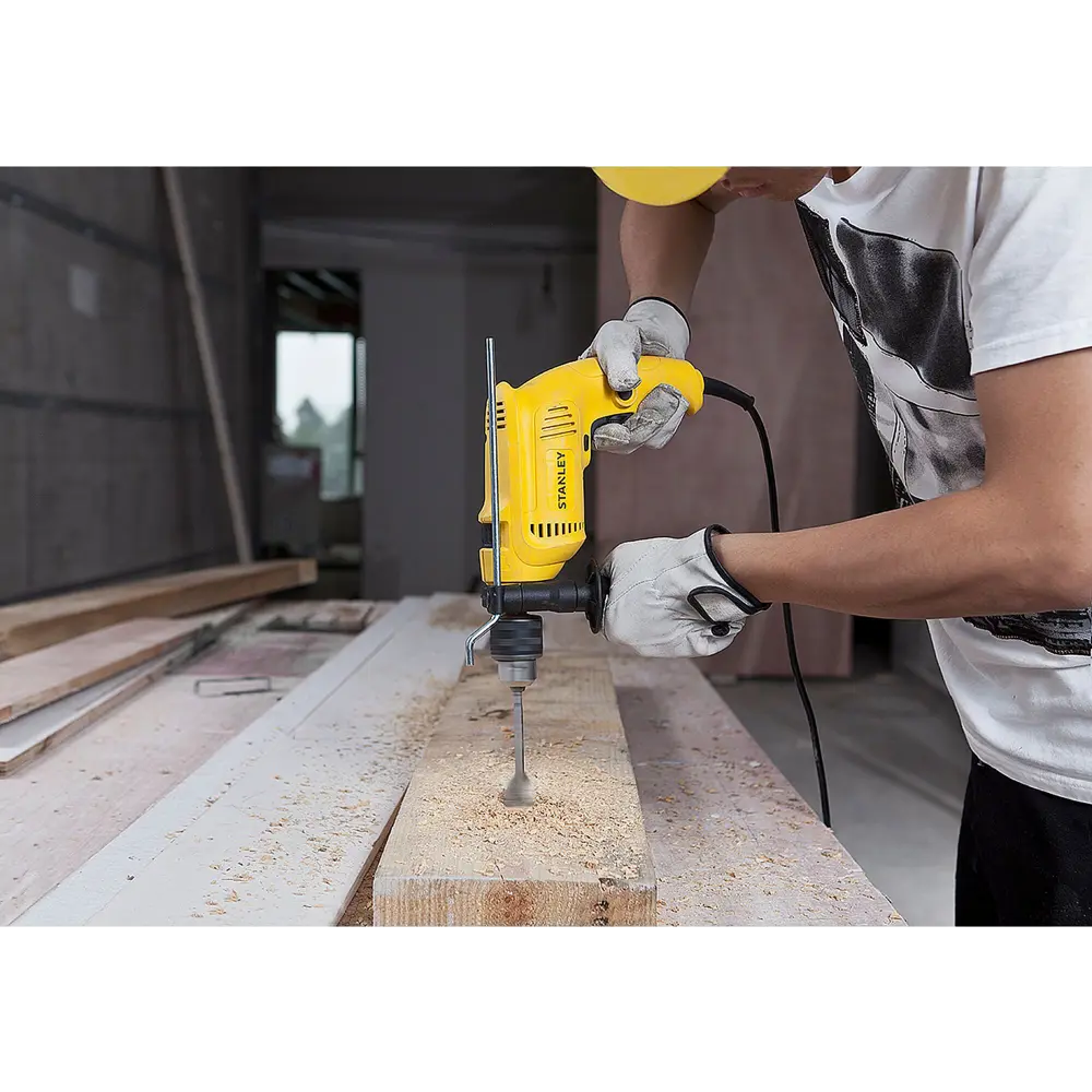 Дрель сетевая ударная Stanley SDH600, 600 Вт 84802709 STLM-2195310  - Вид №10