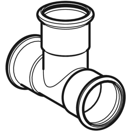 GEBERIT 34028 Тройник равнопроходной Geberit Mapress из нержавеющей стали (газ)  - Вид №1