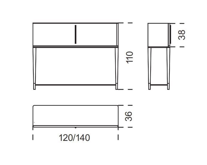 Деревянный письменный стол Gallotti&Radice Tama ARCH-00132938 - Вид №2