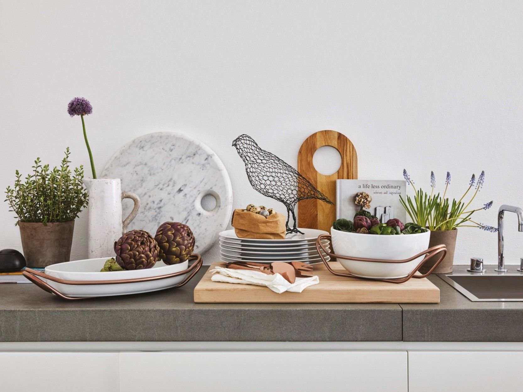 Фарфор и нержавеющая сталь противень Sambonet New Living ARCH-00151480 - Вид №5