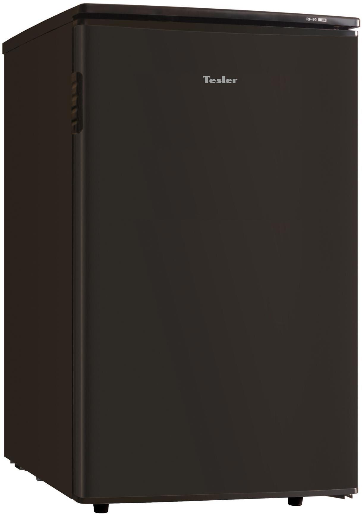 90303192 Отдельностоящий холодильник RF-90 DARK BROWN 49.4x84.5 см цвет темно-коричневый STLM-0175815 TESLER