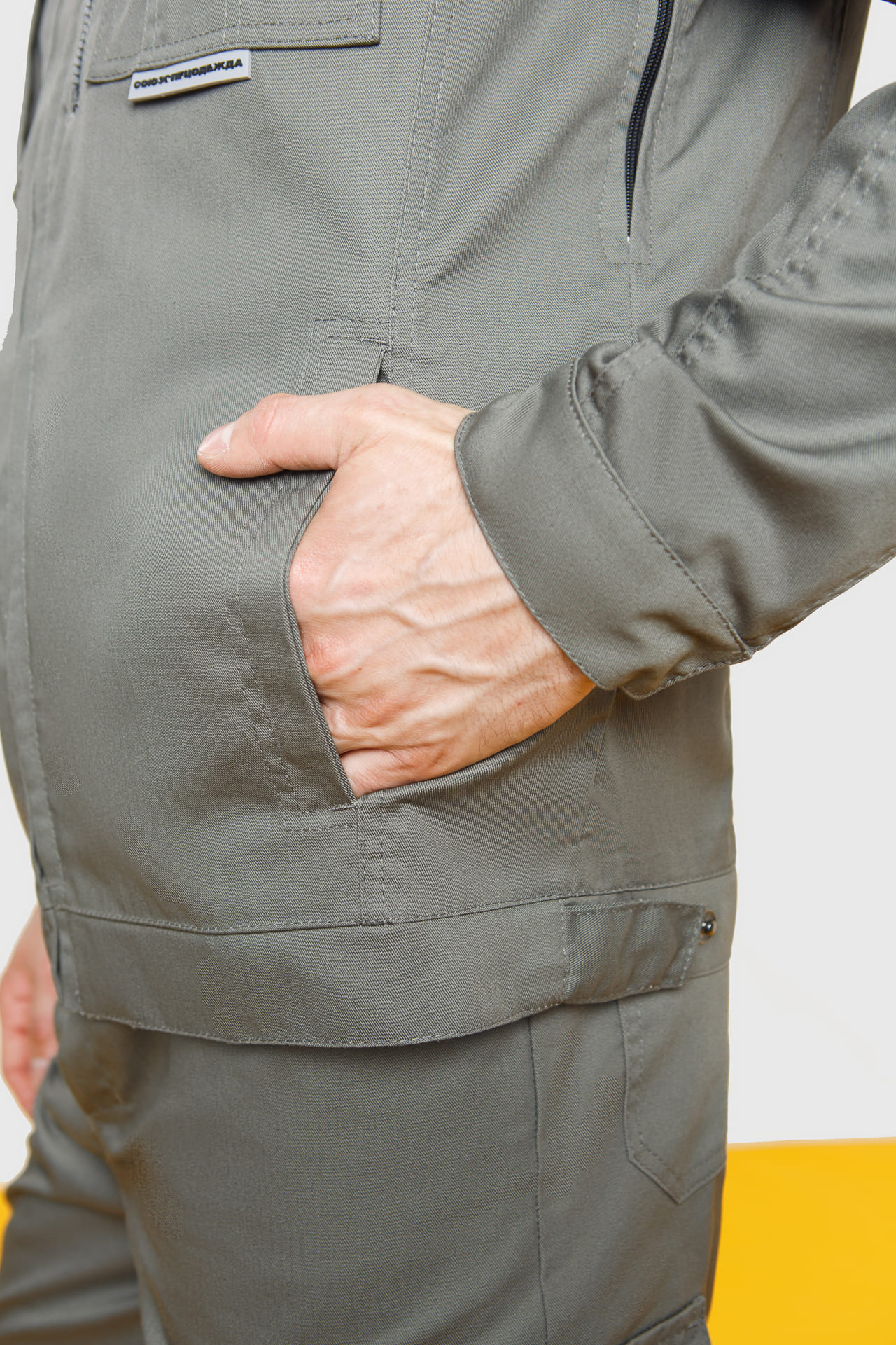 5026424 Костюм  NEW серый хаки STATUS  Летняя спецодежда  размер 52-54/170-176  - Вид №13