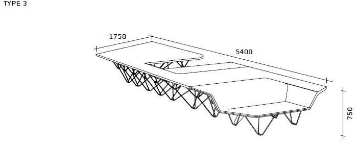 Prooff Несколько деревянных рабочих станций для открытого пространства  #005.01  - Вид №6