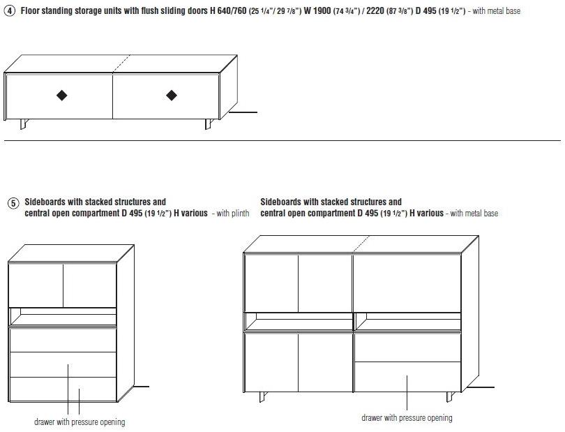 Molteni & C. Подвесной буфет из дерева Pass-word evolution sun-id-1506646 - Вид №5