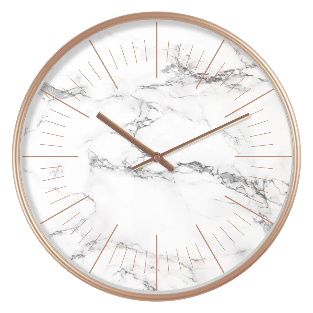 Часы настенные Troykatime круглые пластик цвет золотистый бесшумные ø30 см NEO-CLASSIC STLM-2055416