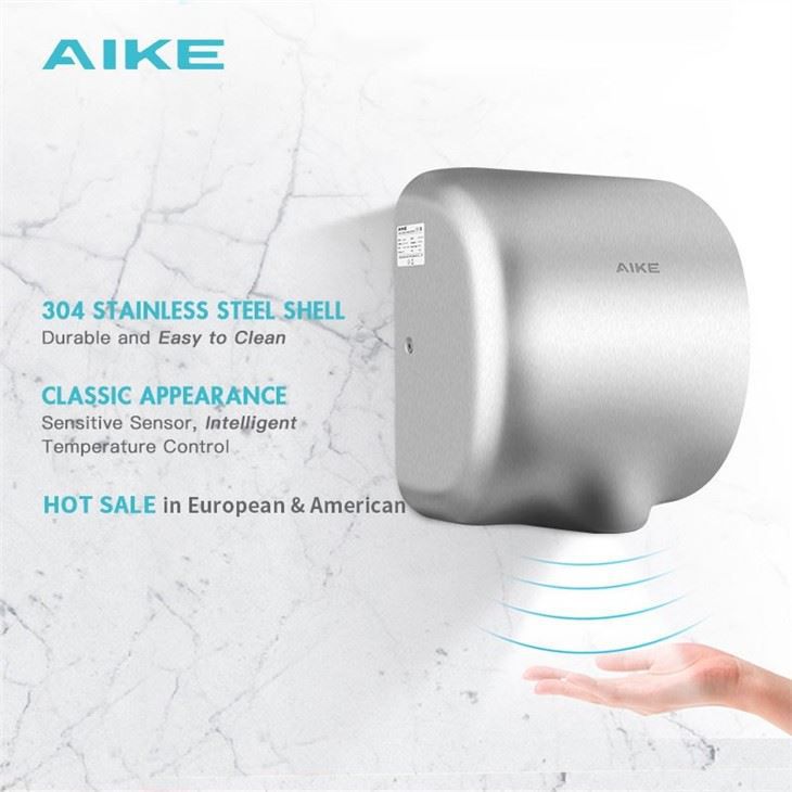 Сушилка для рук из нержавеющей стали AIKE AK2800_194  - Вид №1
