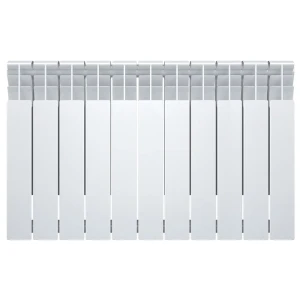 Радиатор секционный Oasis Bimetal 500/80 11 секций боковое подключение биметалл белый 86283579 STLM-2205503