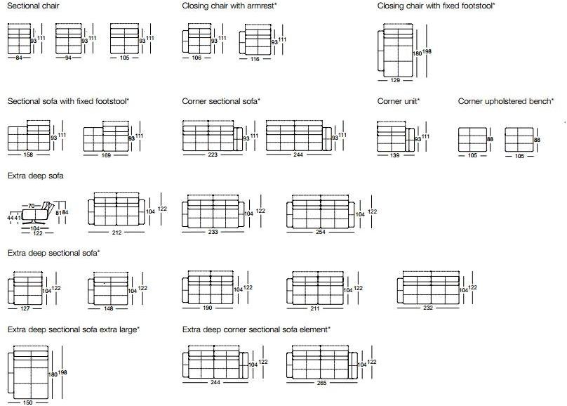 Rolf Benz Диван на санках с шезлонгом Rolf benz 50 sun-id-1422350 - Вид №2