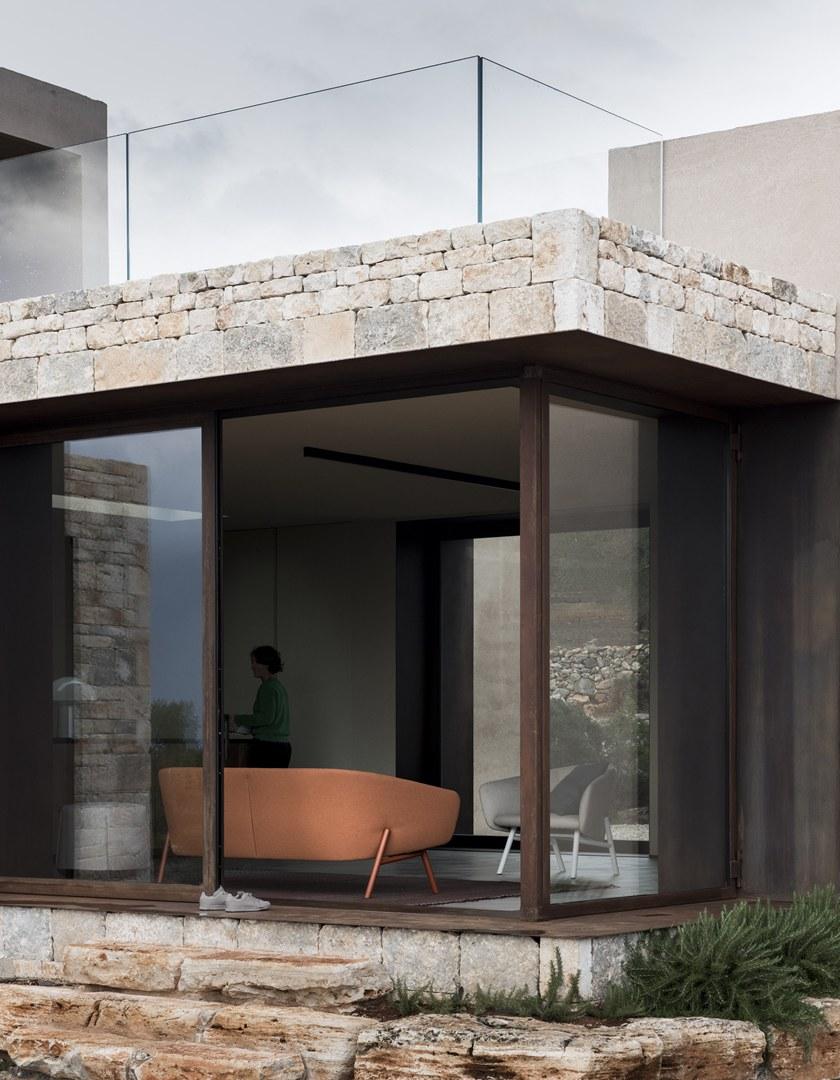 Kristalia Садовый диван Sunbrella® Tuile sun-id-1442109 - Вид №2