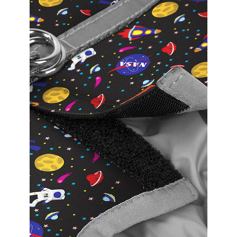 ПР0053663 Шлейка для собак Waudog с рисунком NASA (S2, обхват груди 46-50см, обхват шеи 43-45см) COLLAR  - Вид №2