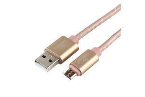 16205332 Кабель , USB 2.0 AM/microB, серия Ultra, длина 3 м, золотой, блистер, CC-U-mUSB02Gd-3M Cablexpert