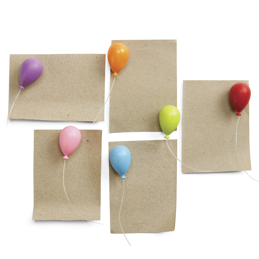 QL10226-MX Набор магнитов balloon, 6 шт. Qualy 
