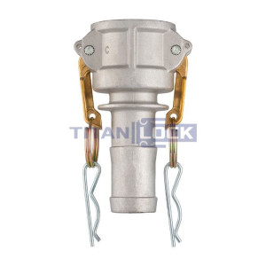 Камлок алюминиевый тип С, розетка с хвостовиком 1/2", TL50CAL TITAN LOCK