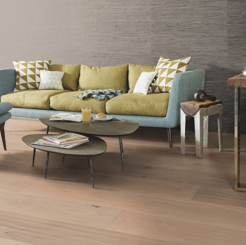 Инженерная доска Boen Chalet Traditional Белый Live Natural Неированная Дуб Натур (Гладкая) 2000-4000х200 мм EICX4MFD - Вид №1