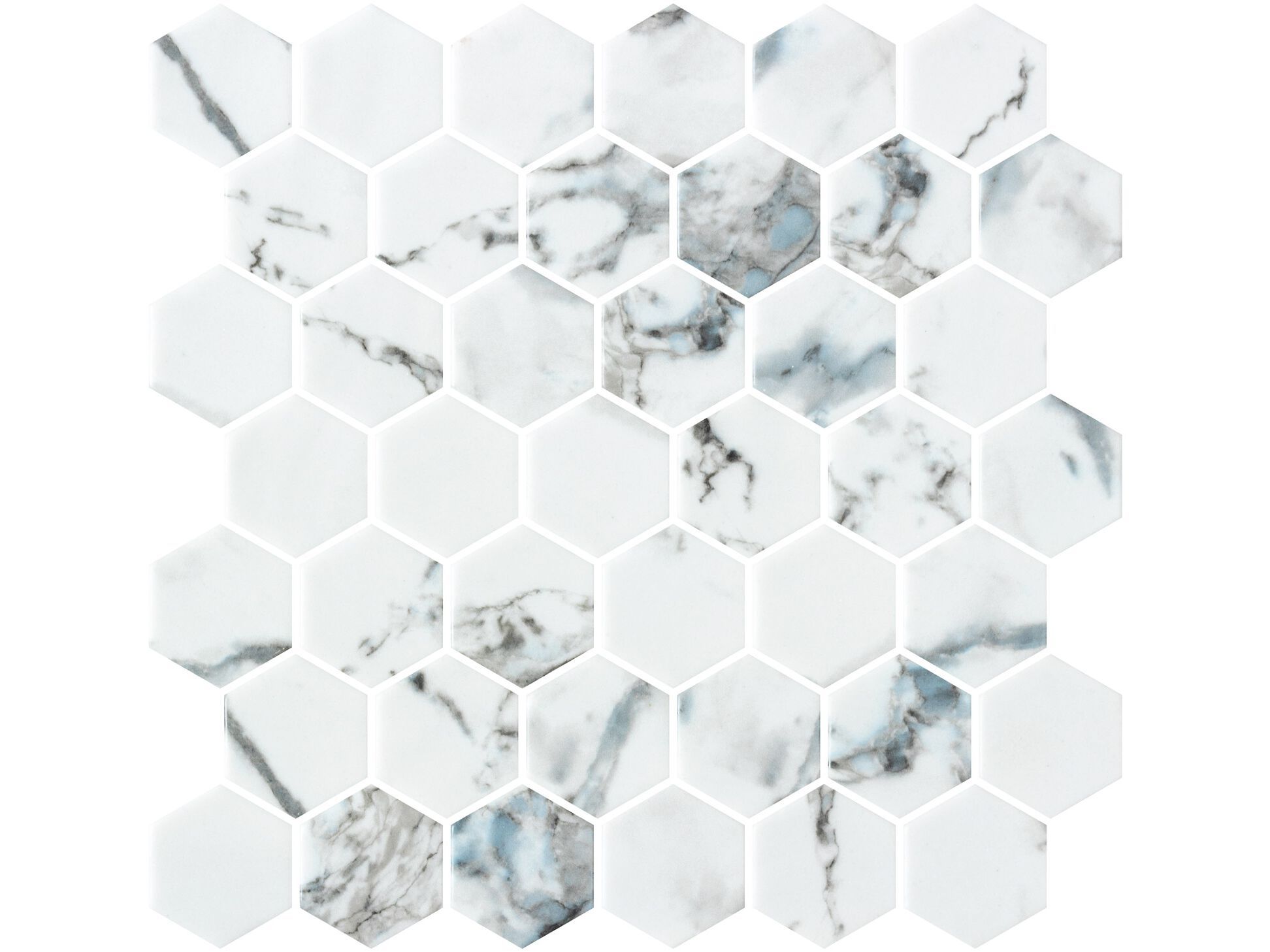 Стеклянная мозаика Onix Высококлассный мрамор Hex XL ARCH-00099667