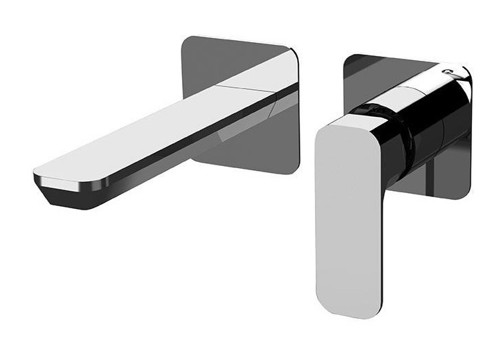 TA632P-CR Daniel Tiara, встраиваемый в стену однорычажный смеситель для раковины,  цвет хром Santreyd