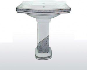 KL065.000I0 KLASIK Декор DIAG./GRI Раковина 65 Creavit Klasik