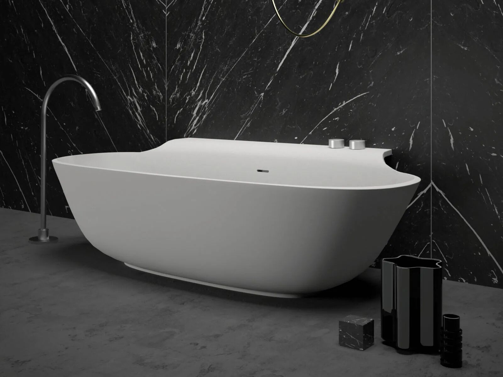 Овальная ванна Cristalplant® Falper Scoop ARCH-00096408