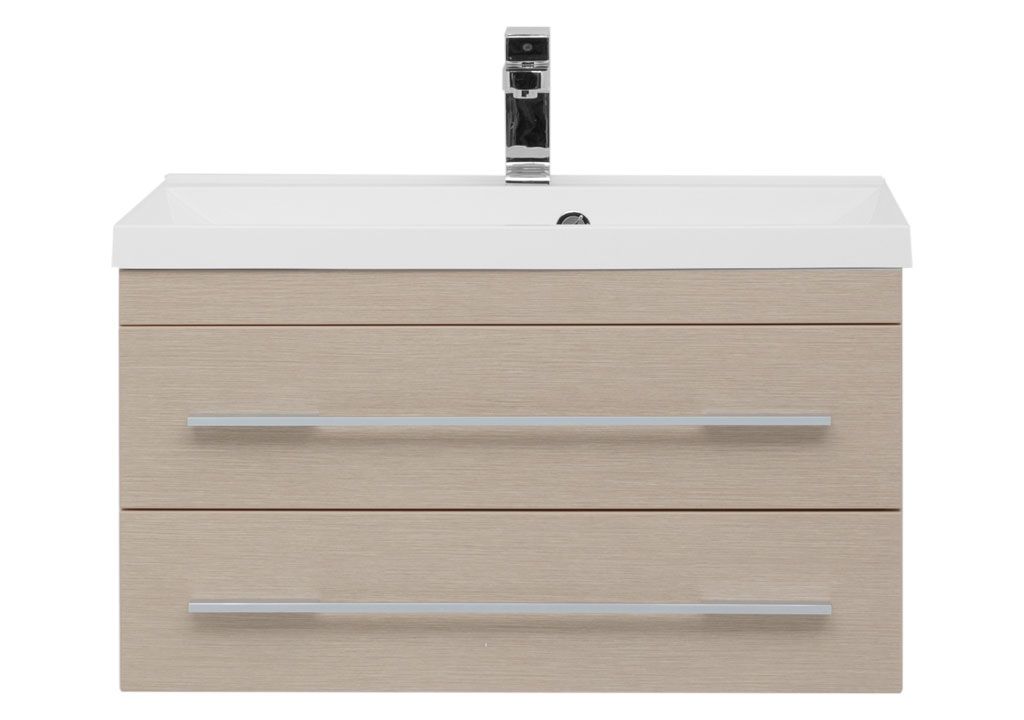 Тумба с раковиной Aquanet Нота NEW 75 светлый дуб 0017148900204118 - Вид №2