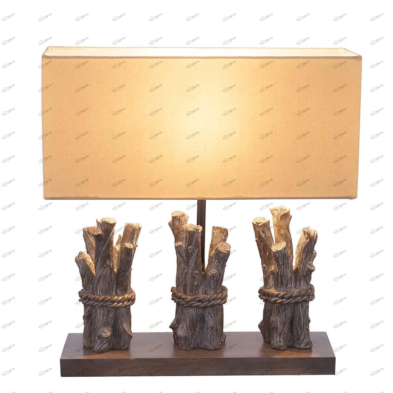 Настольная лампа Globo Jamie 21649 GLOBO ИНТЕРЬЕРНЫЕ 110768 Белый;коричневый Ceramica Globo 