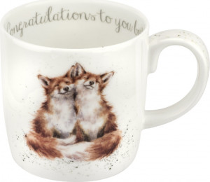 10669754 Royal Worcester Кружка Royal Worcester "Забавная фауна.Лисята" 400мл Фарфор