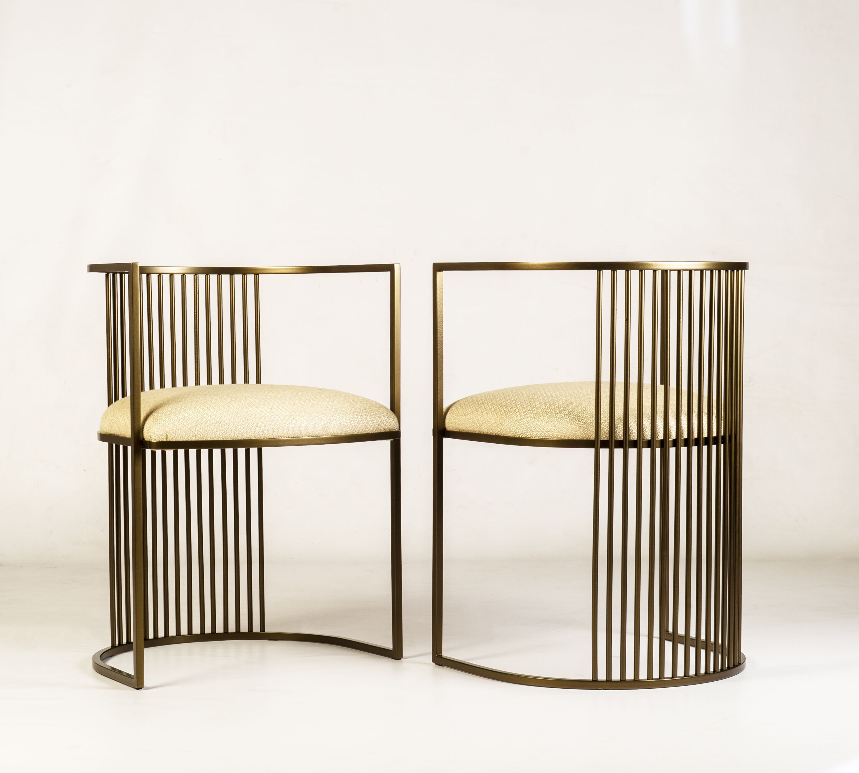 Стальной стул с мягким сиденьем Galbiati Exclusive Interiors ARCH-00053570 - Вид №2