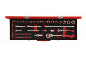 15948718 Набор торцевых головок 1/2"+1/4" 3300010 GEDORE RED