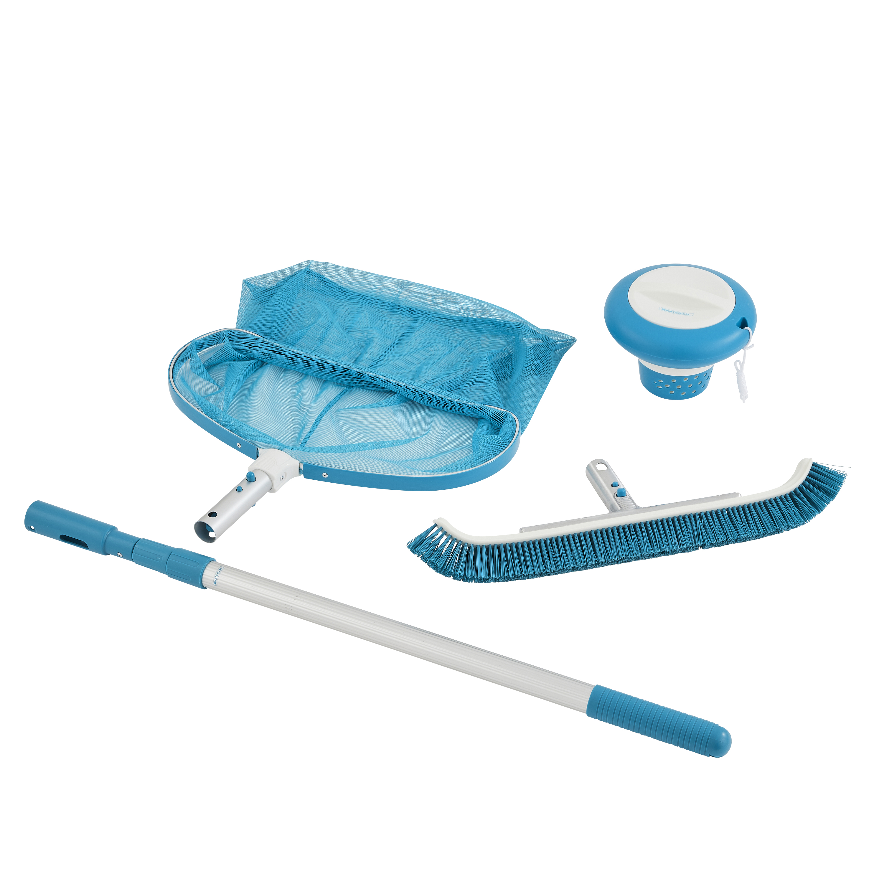 84276174 Набор для чистки бассейна полипропилен синий STLM-0047978 NATERIAL 