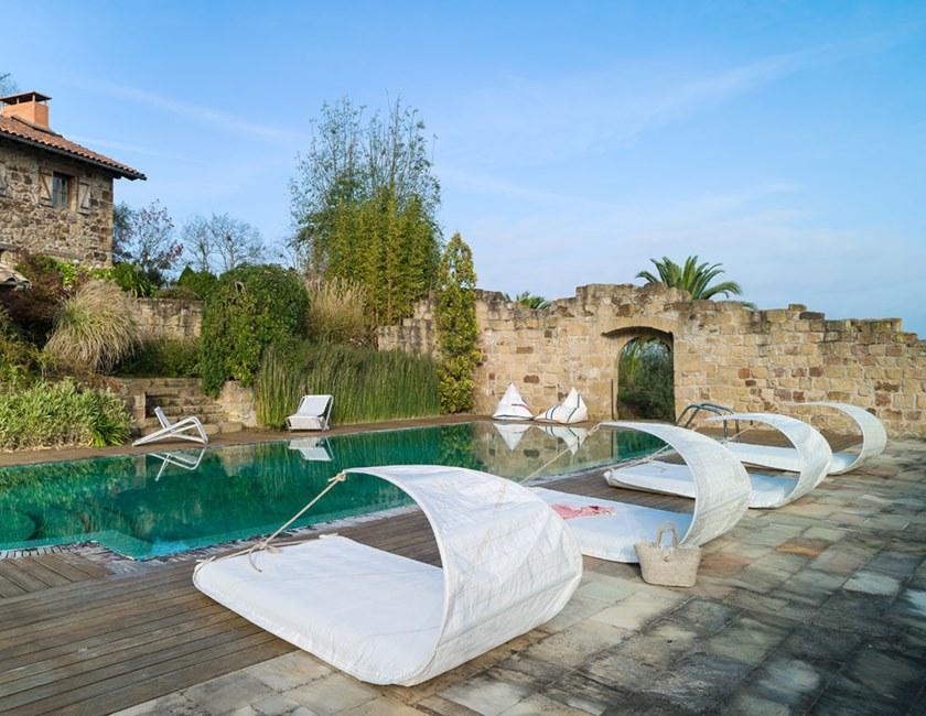 DVELAS Садовая кровать с зонтиком из ткани для парусов sun-id-1377289 - Вид №3