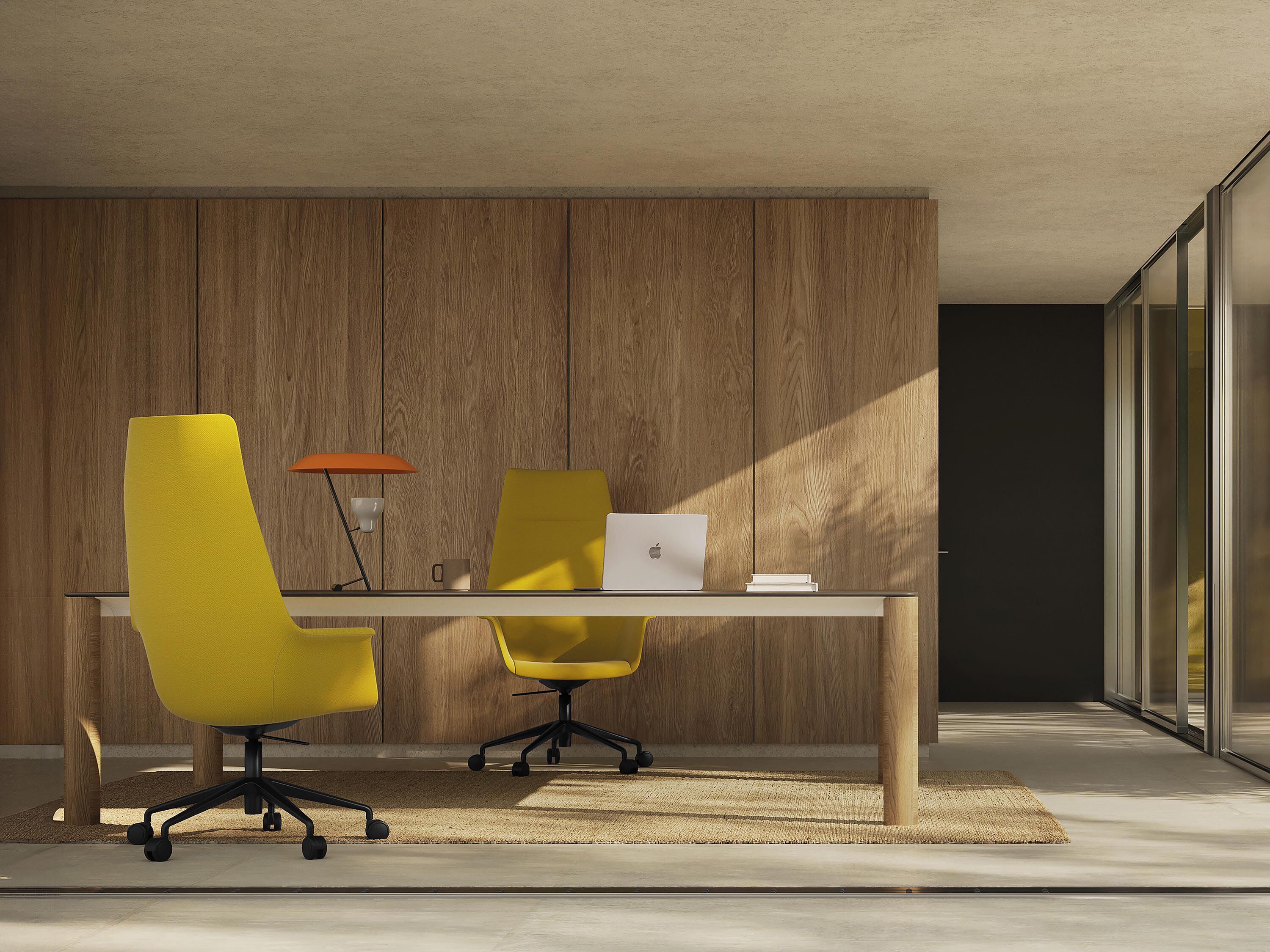 Вращающееся офисное кресло с высокой спинкой Andreu World Gala Executive ARCH-00089171 - Вид №2