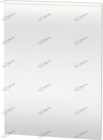 H2749302222 Зеркало с подсветкой Happy D.2 #H27493 650 x 36/105 мм Белый глянцевый декор Duravit