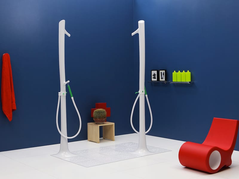 Напольная душевая колонна с ручным душем Ceramica Flaminia дерево ARCH-00114897 - Вид №1