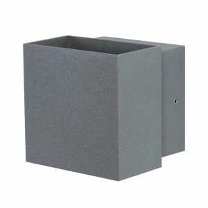 Уличный настенный светильник светодиодный 10х10 см серый Cybo 18002 PAULMANN CYBO 00-3897996 Серый