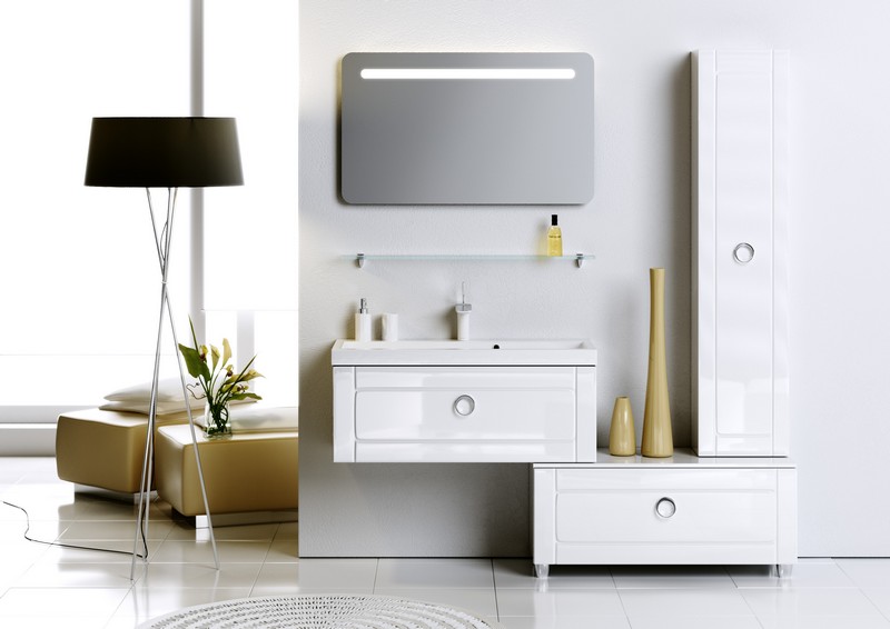 Инфинити панель с зеркалом и подсветкой  Inf.02.08 AQWELLA Infinity sun-id-277926 - Вид №1