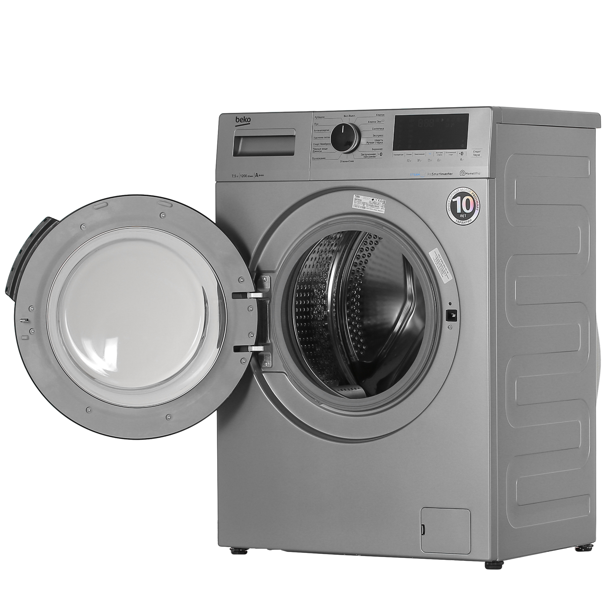 5300080 Стиральная машина Beko WSPE7H616S серый STDN-0061127 - Вид №4