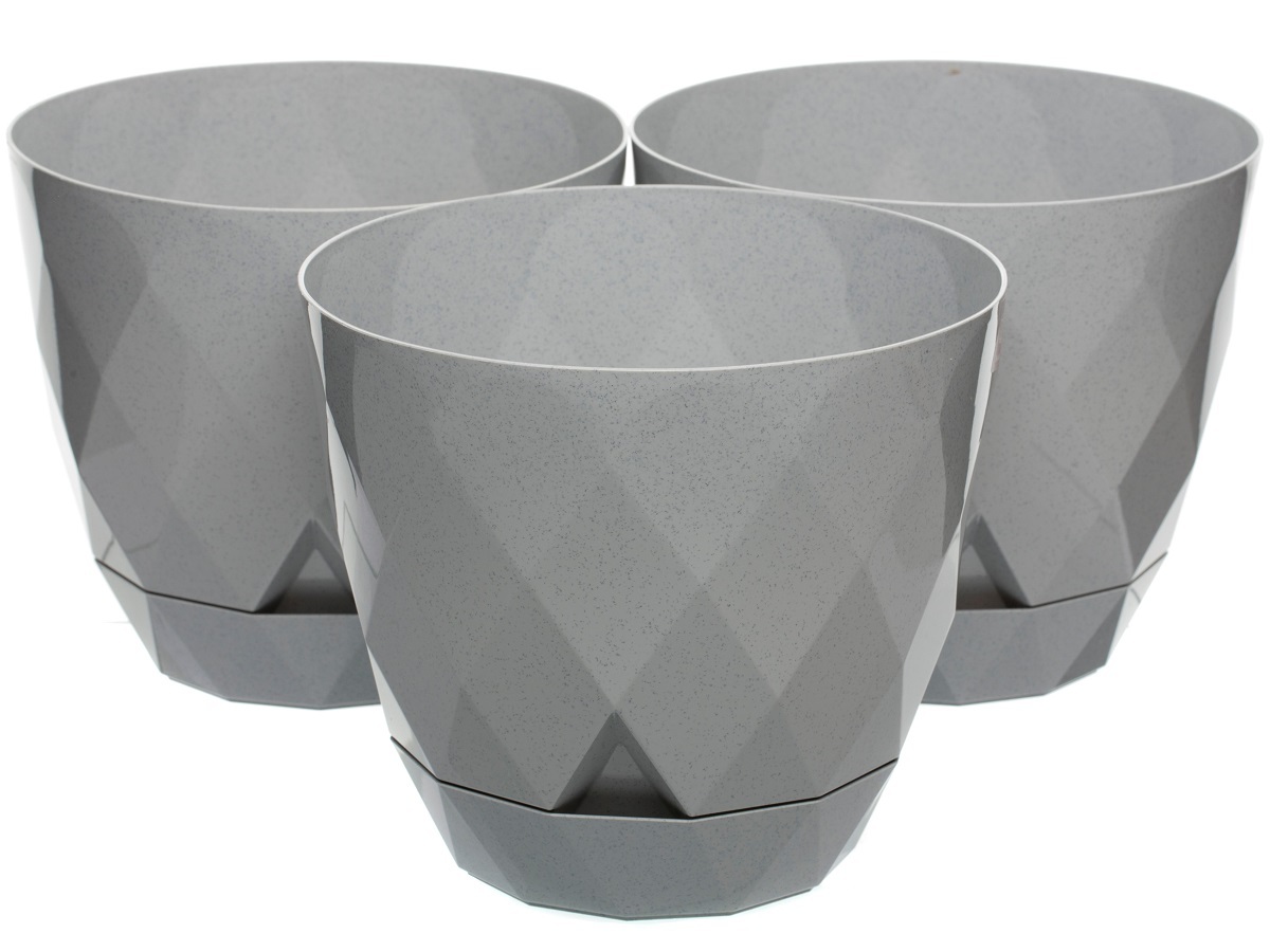 Горшок для цветов Rico 4.8L Grey NAVAKO 16029 - Вид №3