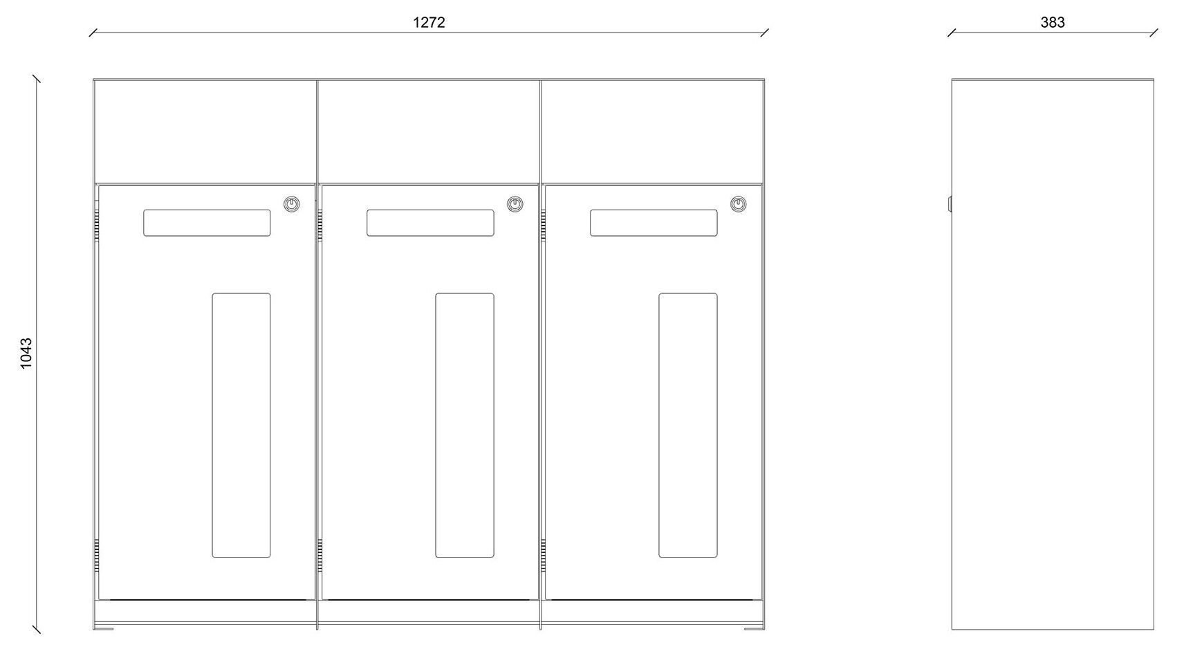 Корзина для мусора для раздельного сбора Lazzari VANCOUVER ARCH-00021982 - Вид №1