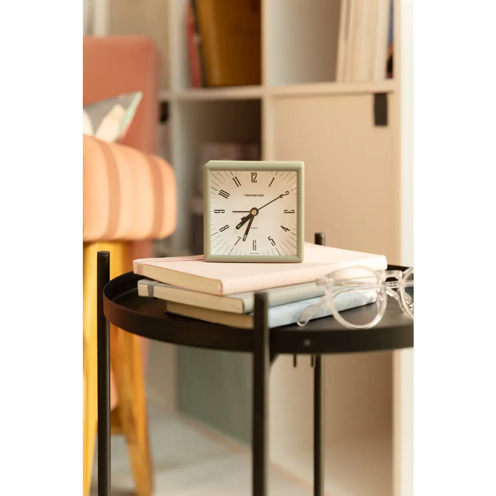 Будильник матовый d9.5 см цвет хаки TROYKATIME NEW SCANDI STLM-2144666 - Вид №4