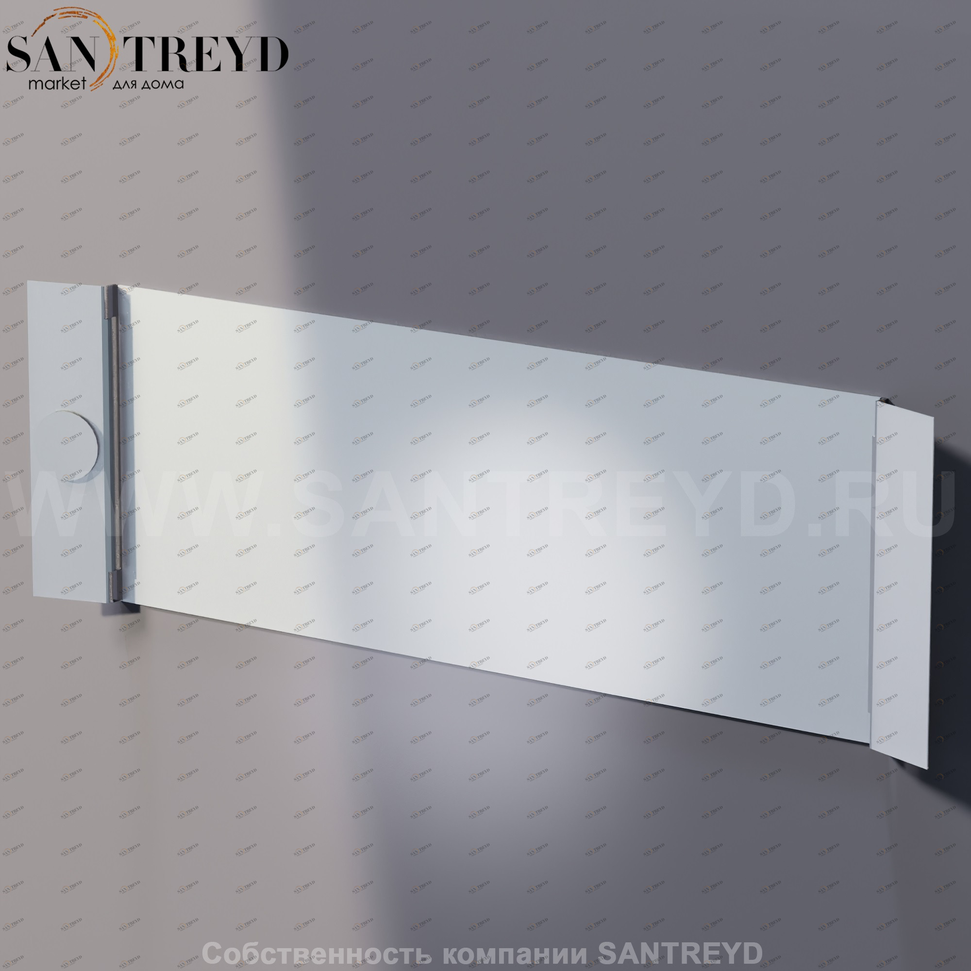 Agape NARCISO Прямоугольное модульное зеркало: длина 225 см, высота 80 см ANAR220202TS