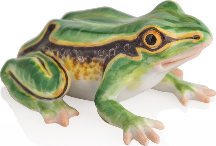 85211 Meissen Фигурка 2,5см "Лягушка" (Август Ринглер, 1876 г.) Фарфор 