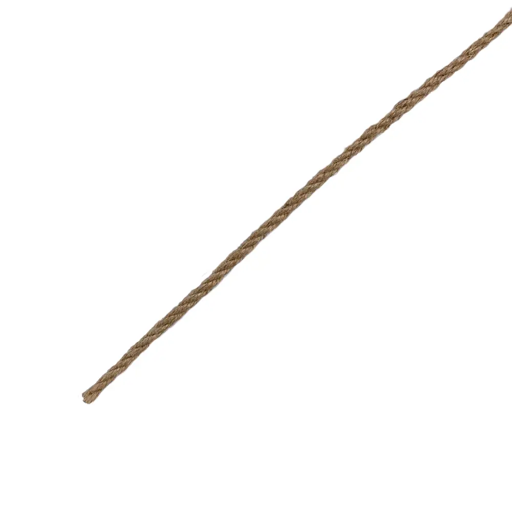 Джутовая веревка СИБШНУР 4 мм × 10 м - натуральная и прочная 89411597 STLM-1578628