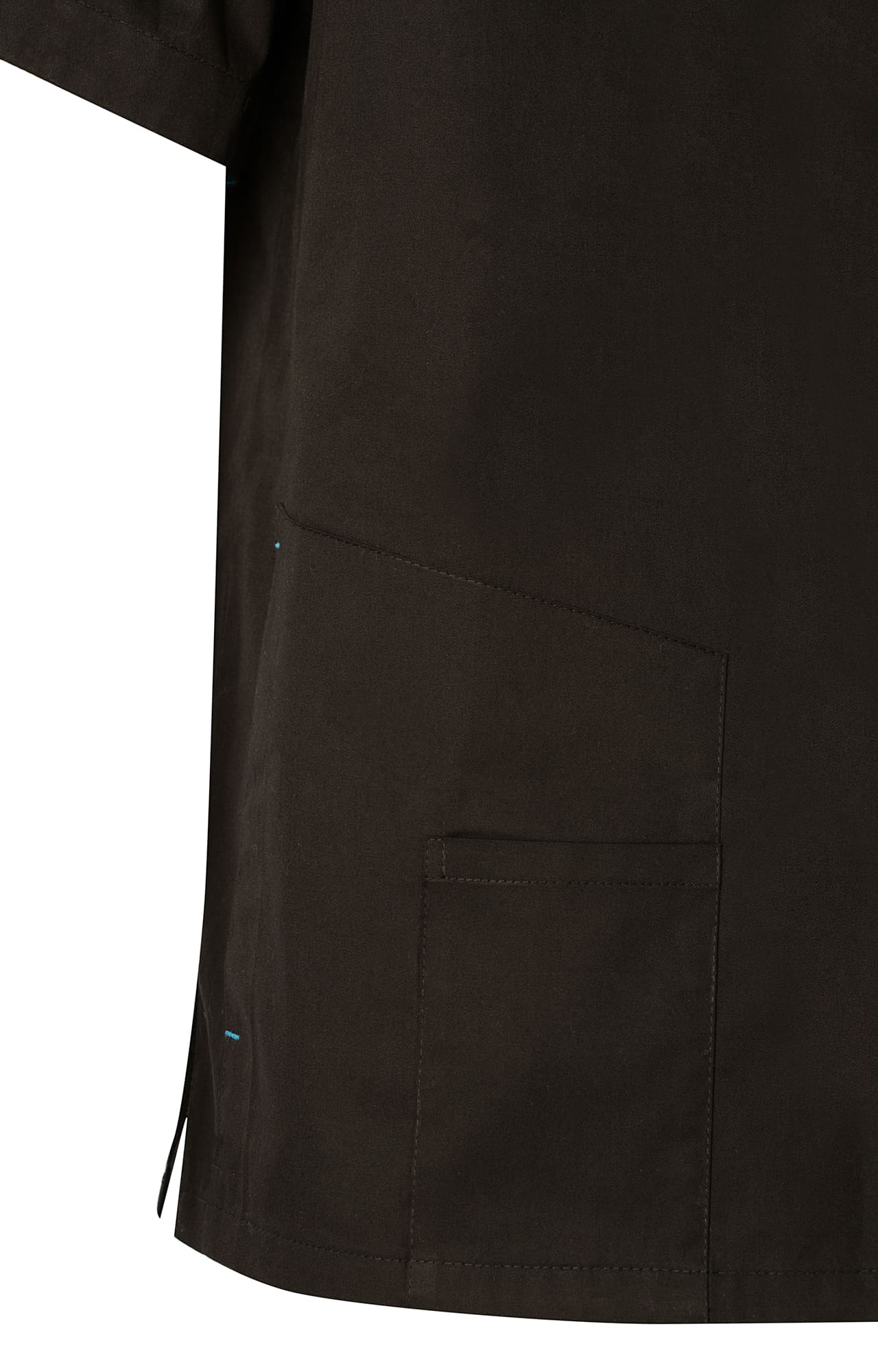 5040167 Куртка ОРИОН мужская черная бирюза  Медицинская одежда  размер 48-50/182-188 Спецодежда  - Вид №4